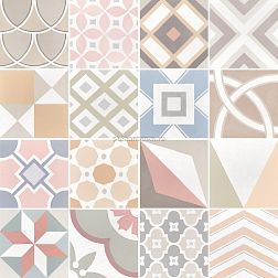 Equipe Caprice Deco 22103 Patchwork Pastel Керамогранит 20x20 см