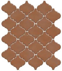 Kerama Marazzi Арабески Марокко Плитка настенная коричневый глянцевый 26x30 см