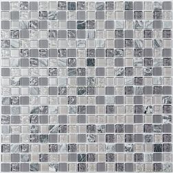 NS-mosaic Exclusive series S-858 Микс Стекло, камень Мозаика 30,5х30,5 (1,5х1,5) см