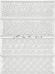 Heralgi Garden Dec Geometry Blanco Декор 10х30 см