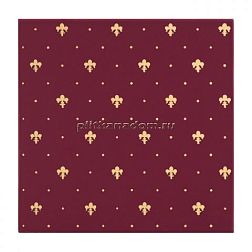 Petracers Grand Elegance GL03-01 Giglio Oro su Bordeaux Настенная плитка 20x20 см