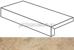 Atlas Concorde Aix Beige Elemento L Strutturato (A0TW) Неглазурованный керамогранит 30х15 см