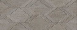Porcelanosa Gent Diamond 3D Silver Серая Матовая Настенная плитка 59,6x150 см